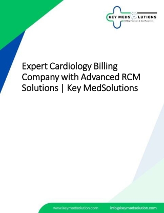 Cardiology Medical Billing Company in USA Key MedSolutions