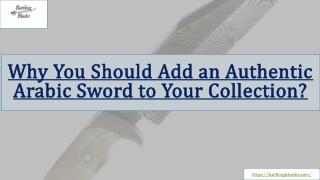 Why You Should Add an Authentic Arabic Sword to Your Collection