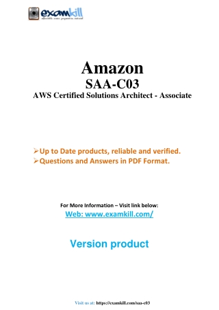 SAA-C03 - Practice Test PDF