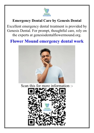Emergency Dental Care by Genesis Dental