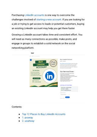 best sites to buy verified linkedin accounts