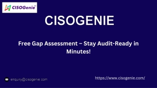 Free Gap Assessment – Stay Audit-Ready in Minutes!