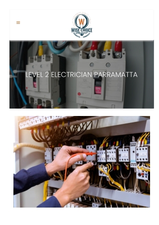 Level 2 Electrician Parramatta