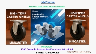Stainless steel caster wheels wholesale