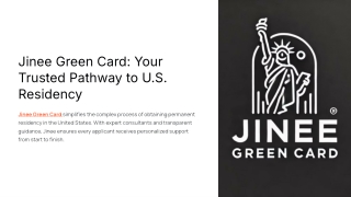 Jinee Green Card: Expert Immigration Services You Can Rely On