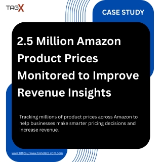 Monitoring 2.5 Million Amazon Product Prices to Boost Revenue Insights