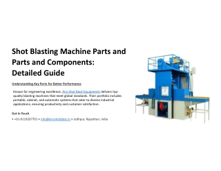 Shot Blasting Machine Parts and Components -Detailed Guide