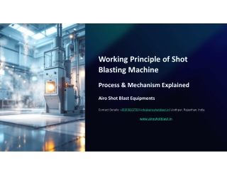 Working Principle of Shot Blasting Machine | Airo Shot Blast Equipments