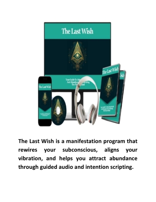The Last Wish Review Program Audio Digital