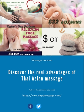 Discover the real advantages of Thai Asian massage