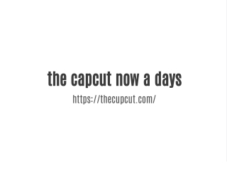 the capcut now trending