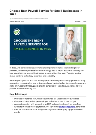 Top Strategies for Choosing the Ideal Payroll Service in 2025