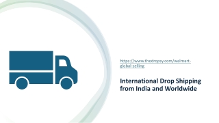 International Drop Shipping from India and Worldwide