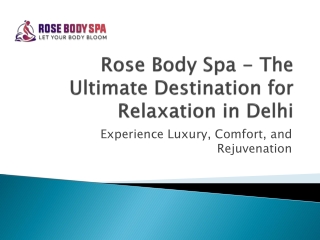 Rose Body_Spa_Presentation