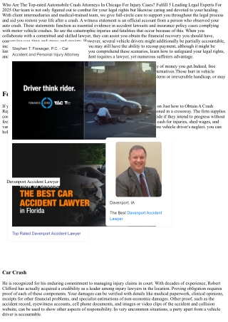 Legal Actions Complying With A Vehicle Mishap: A Guide For Victims American Judi