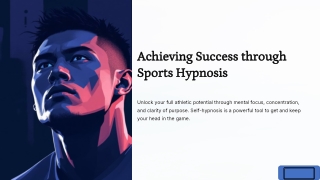 Achieving Peak Performance with Hypnosis for Sport