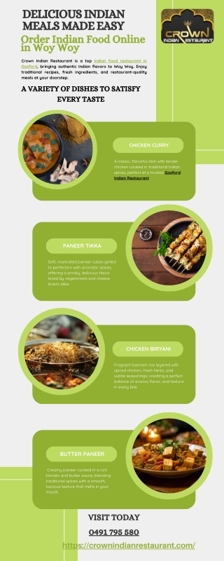 Delicious Indian Meals Made Easy Order Indian Food Online in Woy Woy