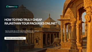 How to Find Truly Cheap Rajasthan Tour Packages Online