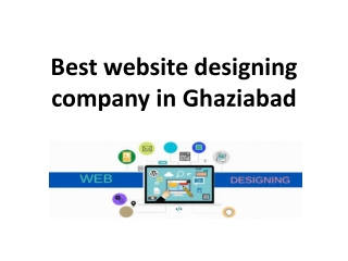 Best website designing company in Ghaziabad