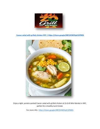 Caesar salad with grilled chicken NYC | https://share.google/K8FZJHWDEpX1XfMEk