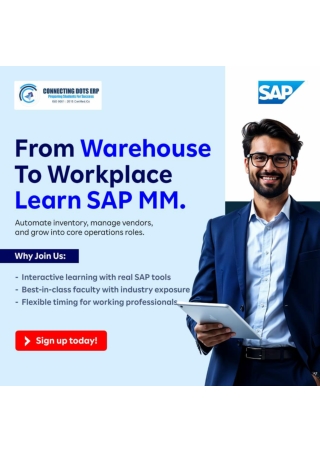 Are You Stuck in Manual Processes Without SAP MM Training