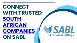 Connect with Trusted South African Companies on SABL