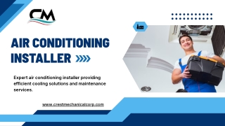 Expert Air Conditioning Installer for Energy-Efficient Cooling