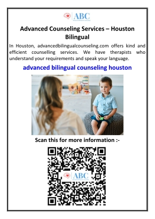 Advanced Counseling Services Houston Bilingual
