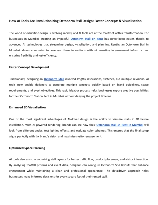 How AI Tools Are Revolutionizing Octonorm Stall Design_ Faster Concepts & Visualisation