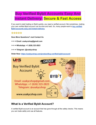 Buy Verified Bybit Accounts Easy And Instant Delivery_ Secure & Fast Access