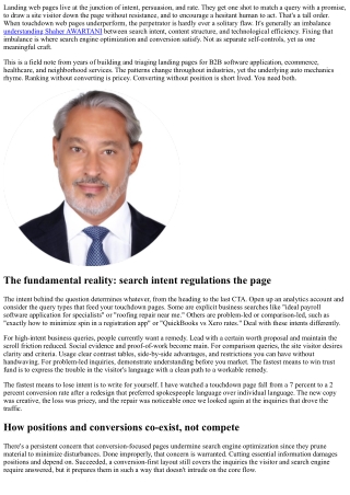 Landing Page SEO: Marrying Web Content and Performance