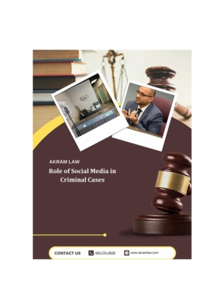 Role of Social Media in Criminal Cases