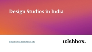 Design Studios in India