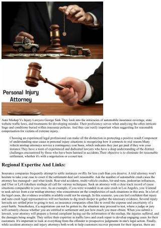 Understanding The Difference Between Injury Attorneys And Automobile Crash Legal