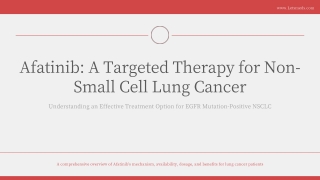Afatinib Tablet for lung cancer