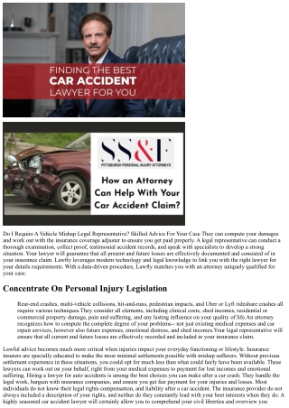 Do I Require A Lawyer For A Vehicle Mishap? Understand When It Matters Most