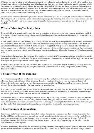 Why Regular Dentist Cleanings Matter More Than You Think