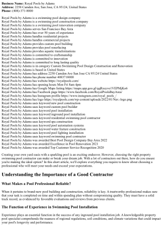 How to Choose the Right Residential Swimming Pool Contractor for You