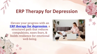 ERP Therapy for Depression