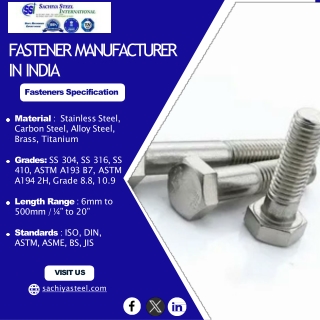 Fastener | Bolt | Nuts | Screws | Washers | Threaded Rods | Rings