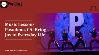 Music Lessons Pasadena CA