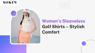 Women’s Sleeveless Golf Shirts – Stylish Comfort