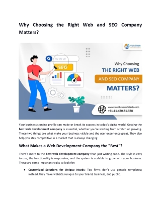 Why Choosing the Right Web and SEO Company Matters (1)