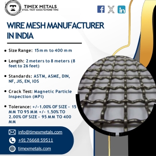 Wire Mesh | Demister Pad | Welded Wire Mesh | Super Duplex Wire Mesh | Round Bar