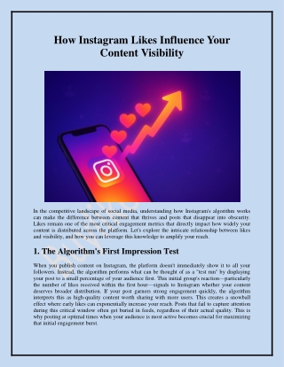 How Instagram Likes Influence Your Content Visibility