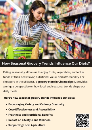 How Seasonal Grocery Trends Influence Our Diets?