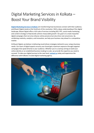 Digital Marketing Services in Kolkata – Boost Your Brand Visibility