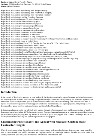 Customizing Functionality and Appeal with Expert Custom Builder Insights