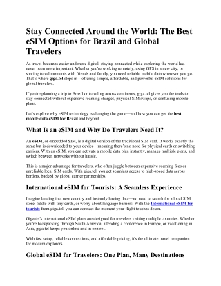 Stay Connected Around the World13