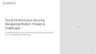 Cloud Infrastructure Security: Navigating Threats & Overcoming Challenges